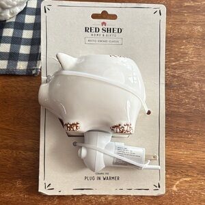 Ceramic Pig Plug-In Warmer - White